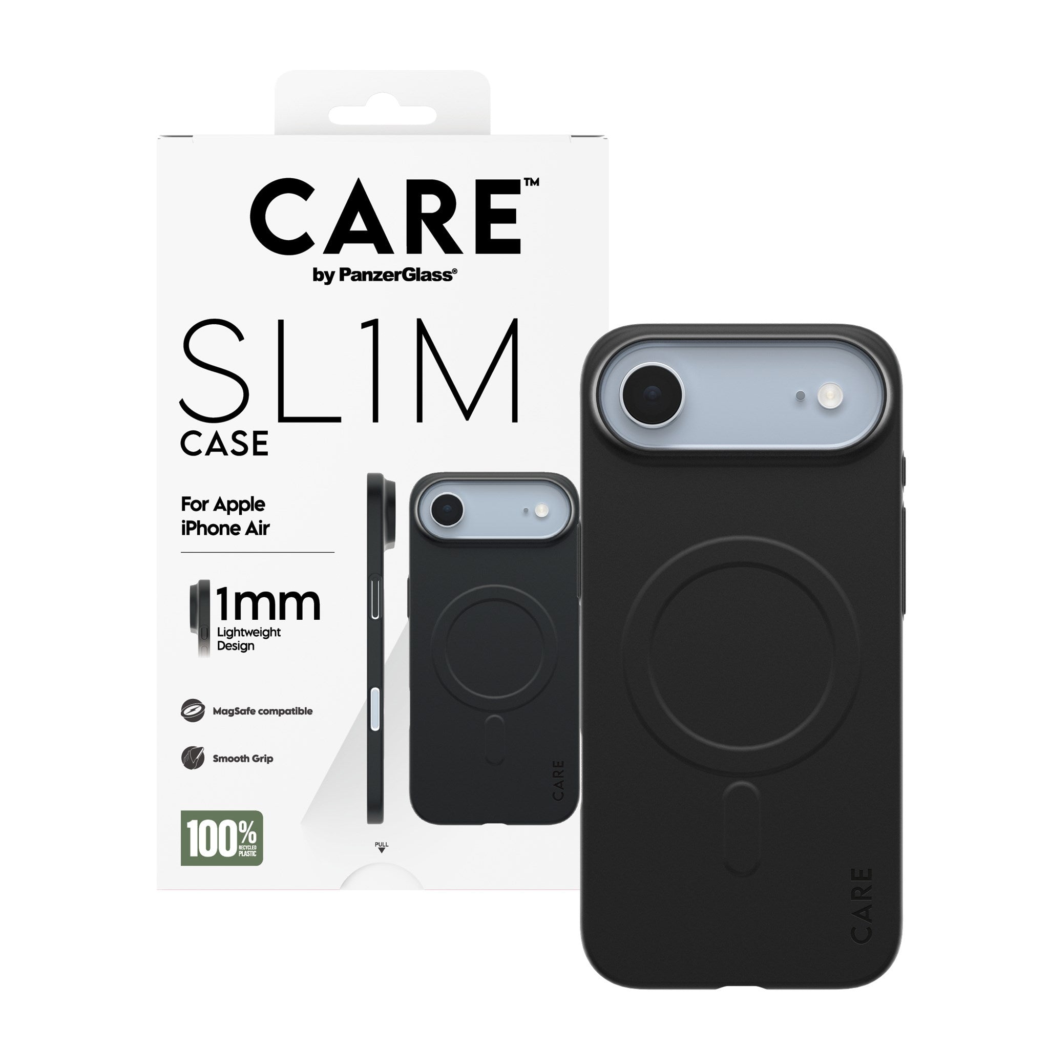 CARE™ by PanzerGlass® SL1M Case Black w. MagSafe iPhone Air